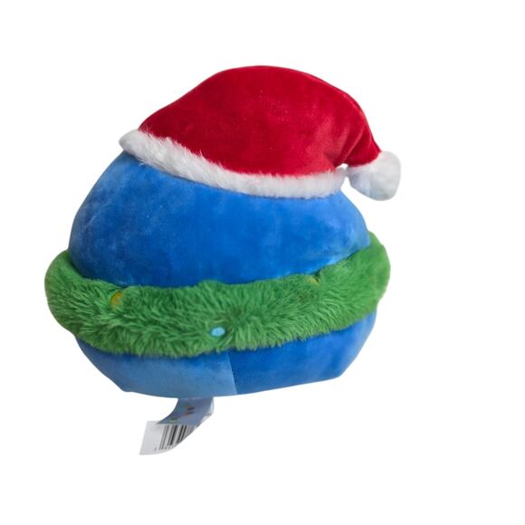 Squishmallows Holiday PUFF 12" Penguin with Christmas Wreath & Hat Plush 2023 - Picture 2 of 3